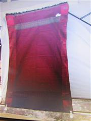 Vintage AboElela AB -Egypt  tapestry/tablecloth/throw burgundy